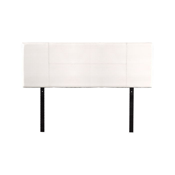 PU Leather Queen Bed Headboard Bedhead - White