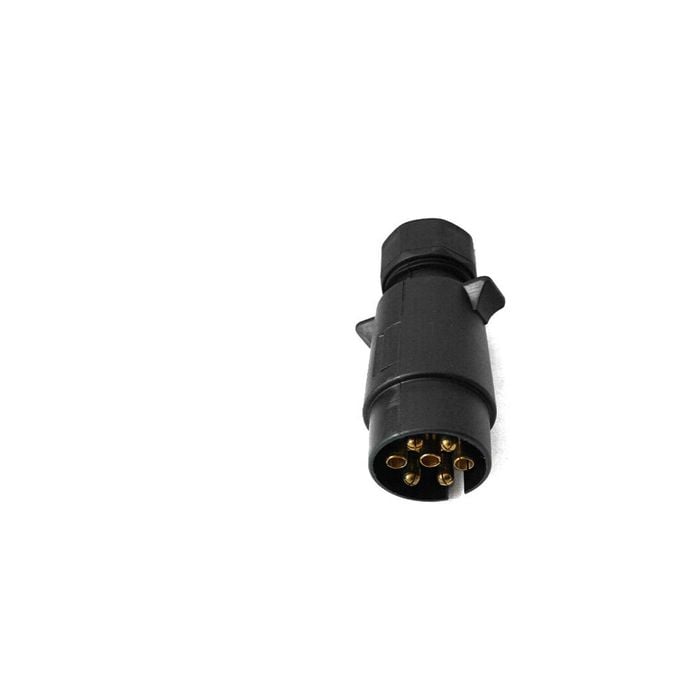 Elinz Trailer Plug 7 PIN Large Round Plastic Connector Adaptor Socket Car Caravan Boat 1x