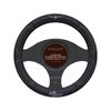 R.M.Williams 15'' Car Leather Steering Wheel Cover Black 38cm