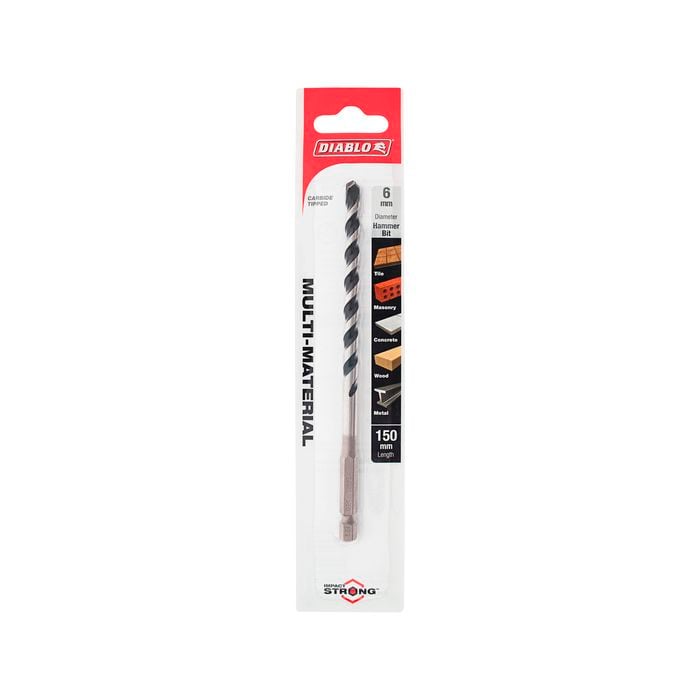 Diablo 6 x 150mm Multi-Material Drill Bit