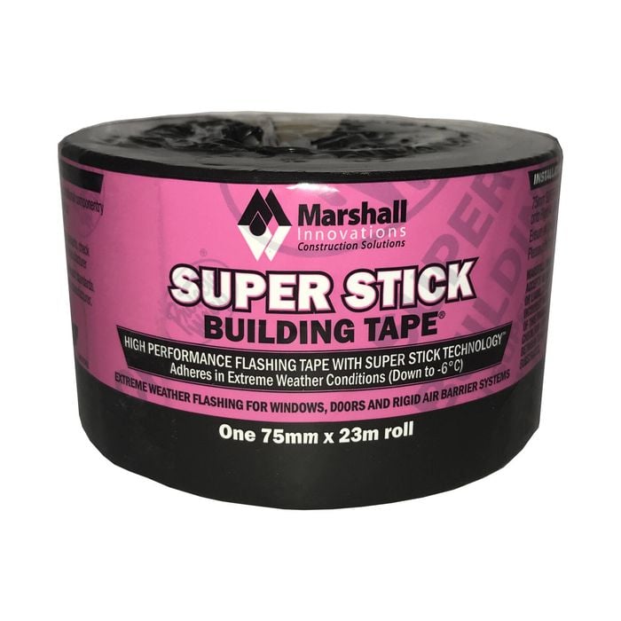 SUPER-STICK 75mm x 23m Building Tape - 75mm