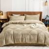 Fabric Fantastic Super King Size Tufted Textured Jacquard Quilt/Doona/Duvet Cover Set