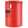 VEVOR Insulated Beverage Dispenser Red with Spigot Handle Stainless Steel for Restaurant Drink Shop