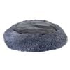 Vigar Pets Club Round Non-Slip Cat/Dog Pet Bed Grey 60cm