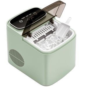 YOPOWER Ice Maker Machine, 12KG/24H Countertop Bullet Ice Maker