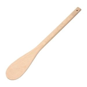 Vogue Spatula Round Ended Wooden 455mm Commercial Kitchen Tool