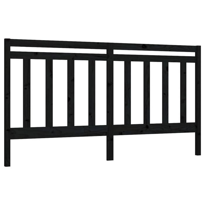 vidaXL Bed Headboard Bed Header Bedroom Furniture Black 186 cm