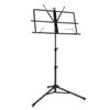 Provecta Adjustable Music Sheet Stand – Portable, Foldable with Carry Bag, Black