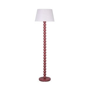 Lexi Lighting Pearl Orb Floor Lamp - Rust