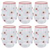 6PK Urban Kaya Cherry Stemless Wine Drinking Glass 520ml 12cm Red