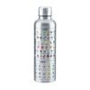 Minecraft 500ml Metal Water Bottle Double Walled - Silver