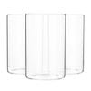 Argon Tableware Glass Storage Jars - No Lid - 1l - Kitchen Utensils Pot Bathroom Storage Open Container Glass Jar - Set Of 6