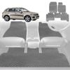 6D Diamond Car Floor Mats for VolksWagen Touareg 2011-2017-Full Set-Grey-Outback GT