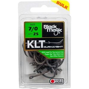 Black Magic KLT Teflon Coated Fishing Hook Value Pack 7/0