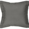 Ardor 300TC Cotton Euro 65x65cm Pillowcase Charcoal