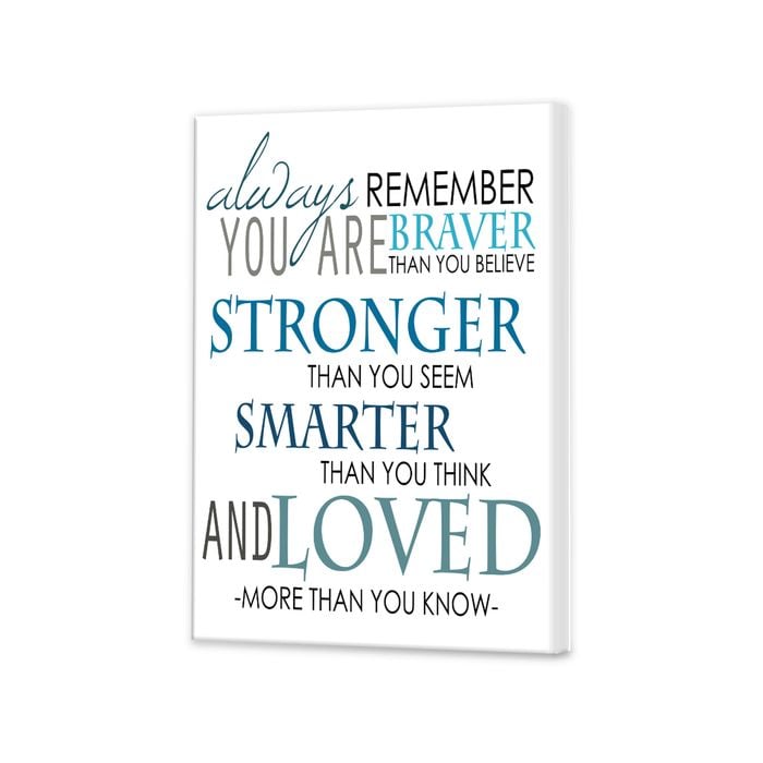 Always Remember | 60 x 80cm Stretched Canvas Print