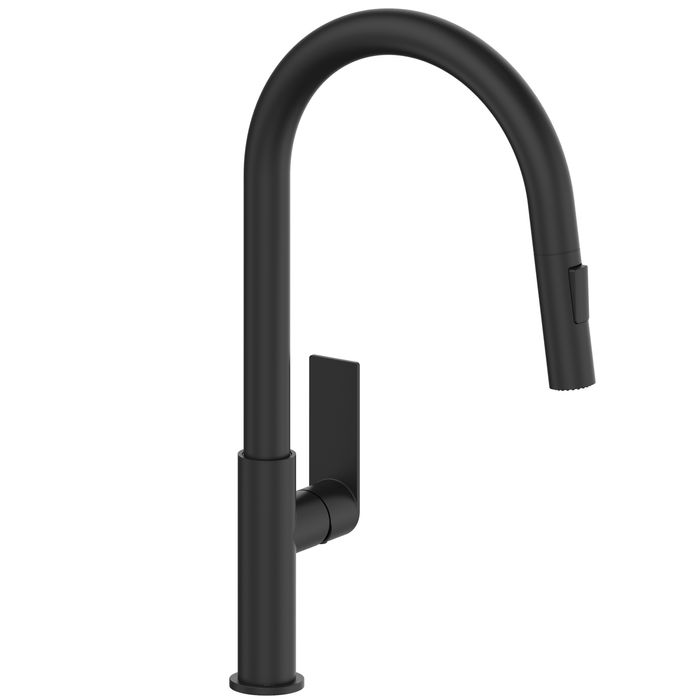 Mondella Cadenza 35mm Matte Black Lever Handle Basin Mixer WELS 5 Star 6L/min