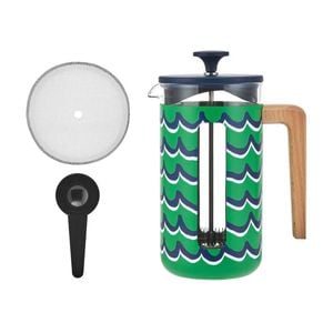La Cafetiere Pisa Stainless Steel Cafetiere Cyan Tides