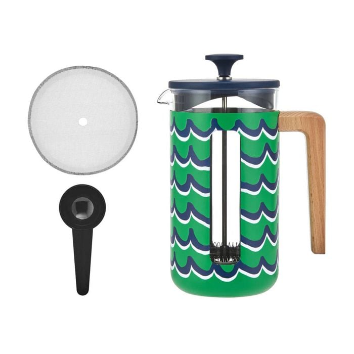 La Cafetiere Pisa Stainless Steel Cafetiere Cyan Tides