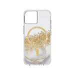 Case-Mate Karat Marble MagSafe Case For iPhone 14 - White Marble