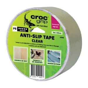 Croc Grip 5m x 50mm Clear Anti-Slip Tape