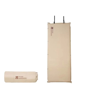 NNEOBA Inflatable Camping Air Mattress Single Sleeping Pad Brown