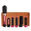 Catzon 6in1 Air Styler Hairdryer Brush Set for All Hair Types-Red