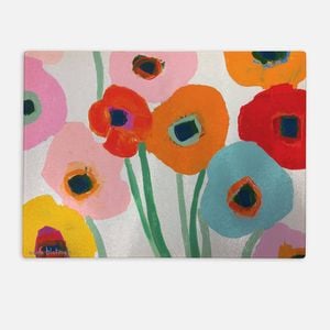 Anna Blatman Tempered Glass Board Hygienic Heat Resistant Multipurpose Serving