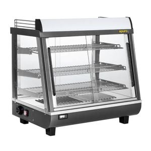 Apuro Front And Rear Door Heated Merchandiser 96ltr - Hw927-a