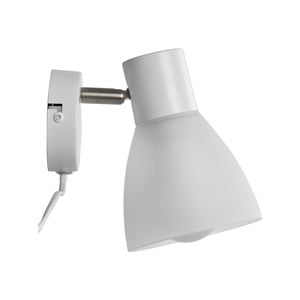 Brilliant White Matt Ateliar Wall Vanity And Wall Light
