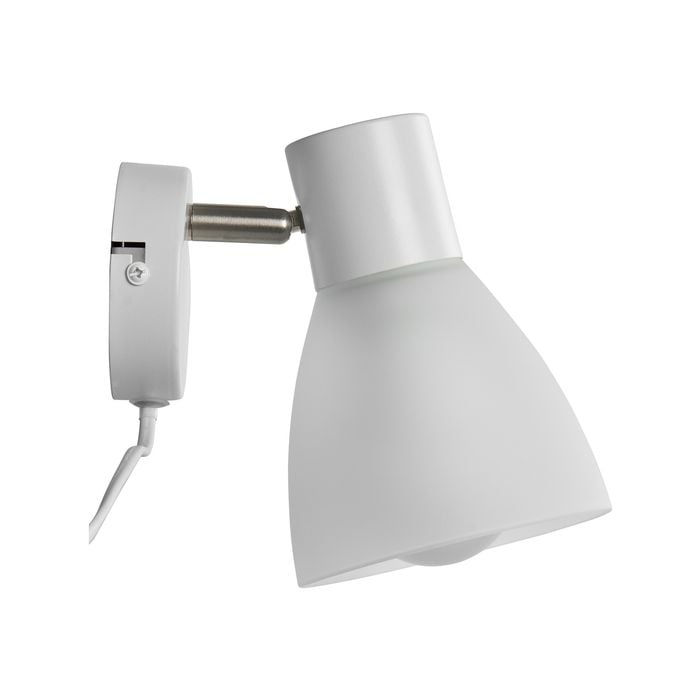 Brilliant White Matt Ateliar Wall Vanity And Wall Light
