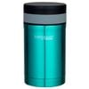 Thermo Cafe Vacuum Insulated Food Jar With Spoon - Teal 500ml Thermos