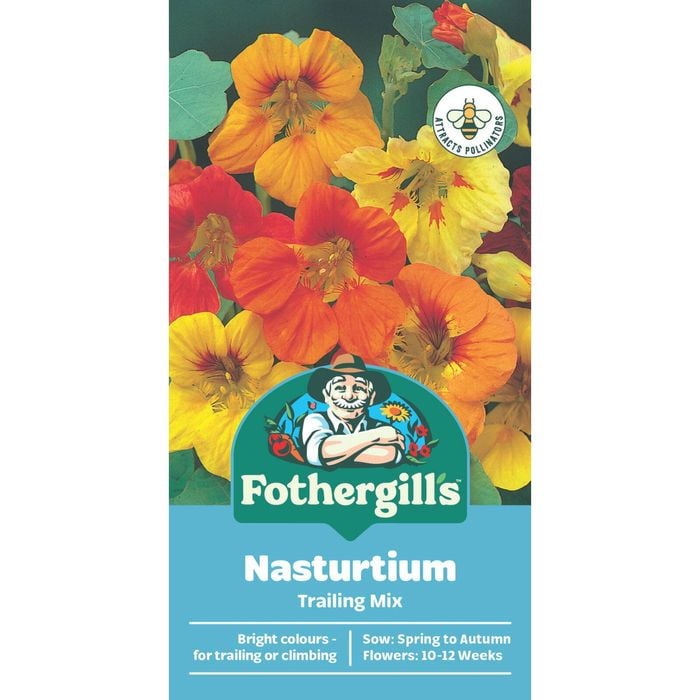 Fothergill's Trailing Mix Nasturtium Flower Seeds