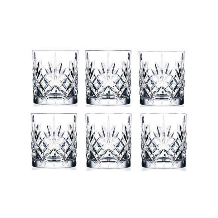 RCR Melodia Crystal Liquor Glasses 310ml - Set Of 6