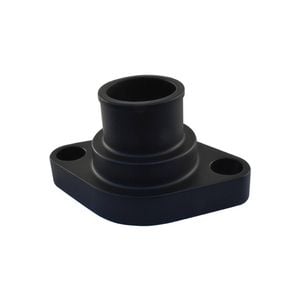 SBC BBC Black Aluminium Straight Up Water Neck Thermostat Housing 327 350 454 396