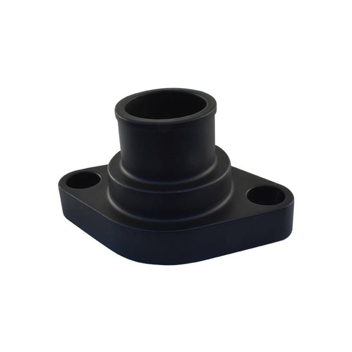 SBC BBC Black Aluminium Straight Up Water Neck Thermostat Housing 327 350 454 396