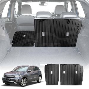 Back Seat Protector for Volkswagen T-Cross 2019-Onwards Heavy Duty Car Seats Kick Mats Cover