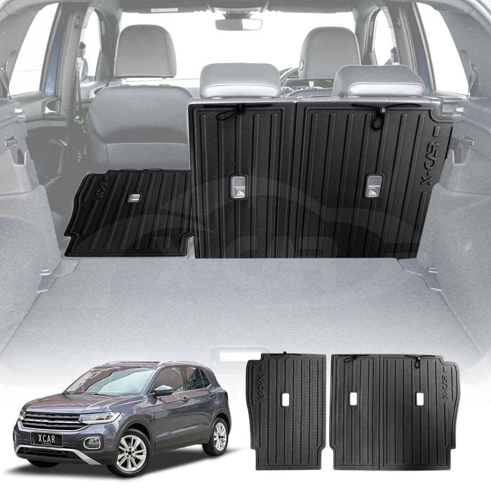 Back Seat Protector for Volkswagen T-Cross 2019-Onwards Heavy Duty Car Seats Kick Mats Cover