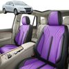 Australian Goose Front Seat Covers for VolksWagen Passat 2006 - 2015 (B6 B7 CC) - PU Leather, Purple (2pc)