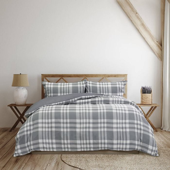 Ardor Boudoir Ronan Quilt Cover Set - Grey - Queen