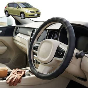 Australian Goose Steering Wheel Cover for Nissan Tiida 2006 - 2013 (C11) Circle Black