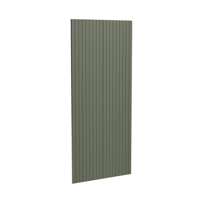 Kaboodle 900mm Saltbush V-Groove Pantry Doors - 2 Pack