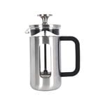 La Cafetiere Pisa 3-cup 350ml Brushed Ss/glass French Press - Silver