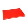 Hygiplas Chopping Board Extra Thick High Density Red 450x300x25mm Commercial Kitchen Food Preparation