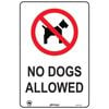 Pinnacle Signage 300 x 200mm No Dogs Allowed Sign