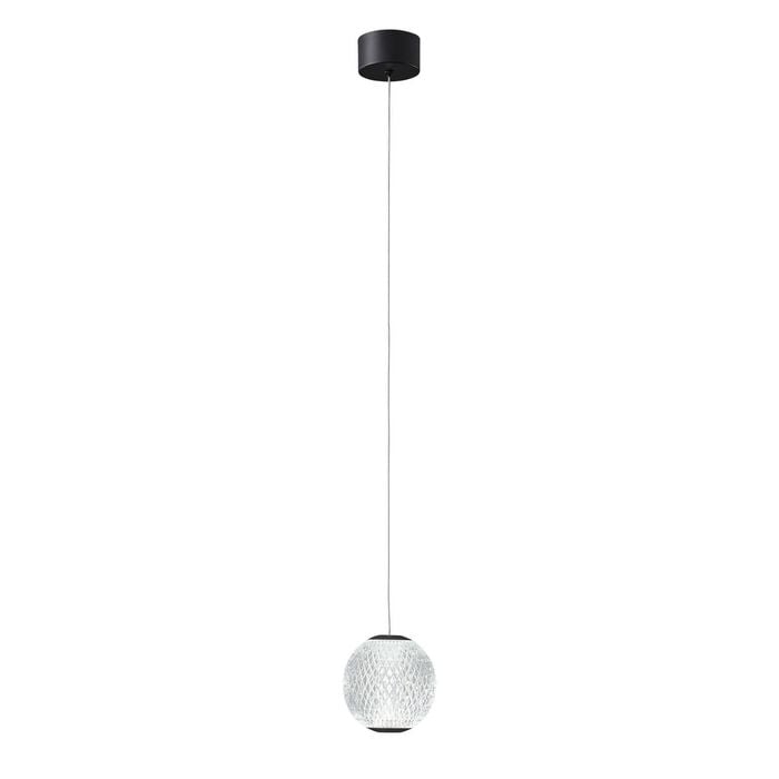 Vencha Langdon Single LED Pendant Light - Black (5000K)