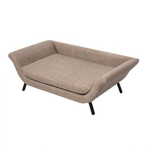 PaWz Wooden Frame Elevated Soft Lounge Couch Pet Sofa Bed