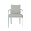 Deck Outdoor Concepts Tampa Aluminium Outdoor Dining Chair in White