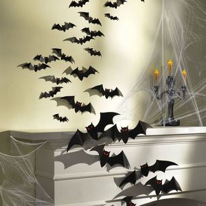 Creepy Black Cut Out Bats Halloween Decoration