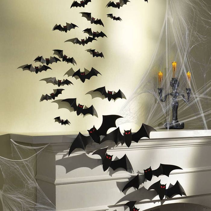 Creepy Black Cut Out Bats Halloween Decoration